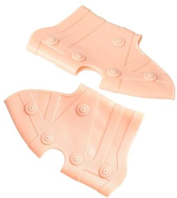 2 pezzi/set Ginocchiera impermeabile ultra sottile in silicone, manica di compressione per tutore di supporto per ginocchio riutilizzabile, per alleviare il dolore alle articolazioni del ginocchio