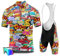 Herren Kurzarm Fahrrad Trikot Set,2024 neu Rennrad Trikot Herren Set,Schnelltrocknend Und Atmungsaktiv+Polarisiert Fahrradbrille (Typ-8,XS)