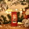 Schneekugel-Laterne, Telefonzelle, entworfen, weihnachtliche, leuchtende Verzierung für Bar, KTV, Dekoration, Weihnachts-Schneekugeln (Santa)
