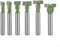 T-Nutfräser, 6,35 mm Schaft, Holzbearbeitung, T-Nut-Fräser-Set für Holzbearbeitung (6 Stück)
