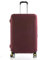 Housse Protection Valise，Housse De Protection pour Bagages,Elastique Housse De Valise Luggage Cover (Couleur Rouge vin,M :22-24 inch Luggage Case)