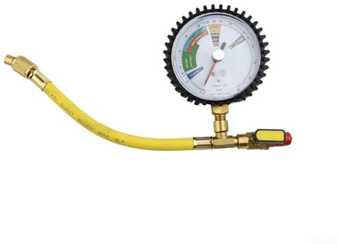 Eawfgtuw Medidor de presión, medidor de presión de nitrógeno, regulador de nitrógeno, gestión conveniente del interruptor para prueba de presión de aire acondicionado
