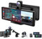 Portable Car Stereo,for Wireless Apple Carplay & Android Auto,10.26 Inch 1080P HD Touch Screen Radio with BT 5.0, Mirror Link Support Truck RV Dash Mount (10.26 inch+Dual - camera)