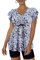 ECUPPER Womens Tankini Swim Dress with Sleeves Modest Two Piece Swimsuits Tummy Control Bathing Suit Floral Printed Swim Tops and Shorts Black Stripe XXL