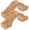BESPORTBLE 2pcs Micro Landscape Arch Bridge Science Kit Bridge Garden Bridges Bridges Aquarium Bridge Fairy Garden Bridge Bridge Kit Bridge for Garden Bridge Miniature Resin