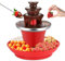 Mini Chocolate Fondue Fountain,3-Tier MINI Chocolate Fountain,Stainless Steel Electric Chocolate Fondue Fountain with Detachable Tray, for Milk Chocolate, Cheese, Butter