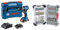 Bosch Professional 18V System Cordless Impact Drill Driver GSB 18V-45 (incl. 2X GBA 2.0Ah Batteries, Charger GAL 18V-20) + 43x Extra Hard Screwdriver Bit Set (197 x 110.5 mm, Accessories)