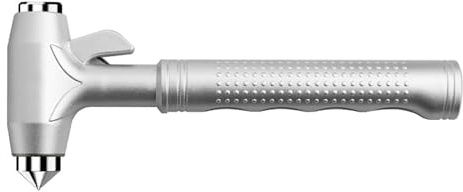 Martello per Auto, utensile di Fuga d'emergenza con rompi-vetri e Taglia-Cinture per uscite veloci