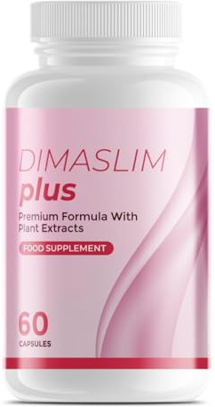 DIMASLIM Plus – Premium Pflanzenformel mit Himbeer-, Guarana-, Grüntee- & Grünkaffee-Extrakten – 60 Kapseln
