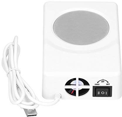 KIMISS USB-Tassenwärmer und -kühler für Zuhause und Auto – Intelligente Heizung, Kühlung, Untersetzer für Kaffee, Tee und Getränke