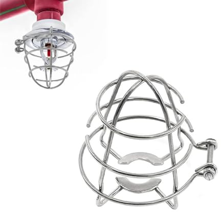 5 Stück Feuersprinklerkopfschutz, Schraubhalterung, Käfigschutzabdeckung für stehende, horizontale und hängende Sprinkler (3/4 Zoll)