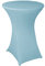 Ribelli® Stehtisch Husse Saragossa Stretch Stehtischüberzug Tischüberzug für Bistrotisch - für Stehtische Ø 80-85 cm - vers. Farben (Türkis)