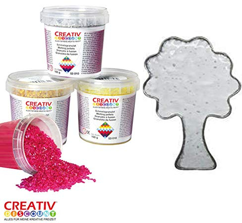 Creative Discount® Schmelzgranulat CCR5301199 transparent 200 g PREISHIT