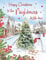 Traditionelle Weihnachtskarte mit Nachbarn – 20,3 x 15,2 cm – Regal Publishing