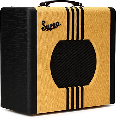 Supro Delta King 10 1x10-inch 5-watt Tube Combo Amp - Tweed and Black