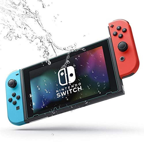 HQ-CLOUD Lot de 2 Verre Trempé Pour Nintendo Switch .Film de Protection d'écran Transparent - Anti Rayures - Ultra Résistant Dureté 9H