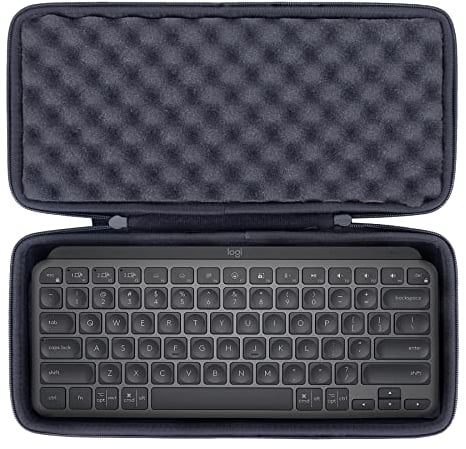 co2CREA case Harte Reiseschutzhülle Etui Tasche für Logitech MX Keys Mini Kabellose Tastatur (Nur MX Keys Mini Tasche)