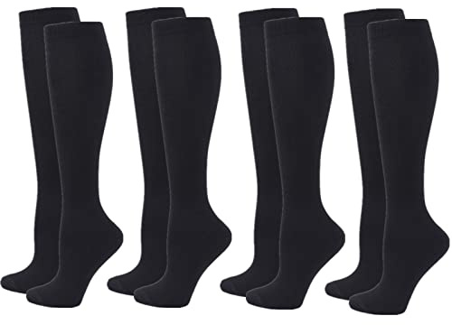 Zingso Compression Socks for Women Men, 2/3/4/6 Pairs 20-25mmHg Knee High Socks Compression Stockings for Sport, Athletic, Edema, Diabetic, Varicose Veins, Travel, Pregnancy, Nursing