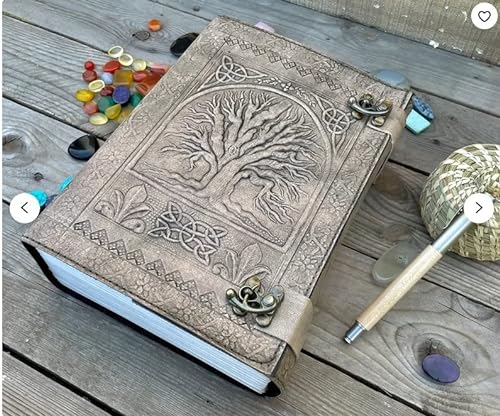 Fat Leather Journal, 600 Pages Large Leather Journal, Tree of Life, Leather Notebook, Writing Journal, Travel Book, Gift for Women, Birthday Gifts