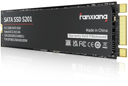 fanxiang M.2 SATA SSD 512GB 2280 Interne Festplatte mit SLC Cache, Hochgeschwindigkeits SSD M2, Lesen bis 560 MB/s, Schreiben bis 510 MB/s, ideal für Laptop- und Ultrabook-Upgrades