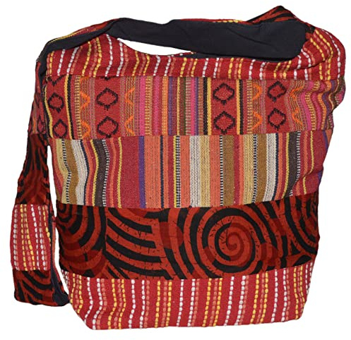 Pawakabano Indische Tasche Umhängetasche Schultertasche Beuteltasche Freizeittasche Hippie