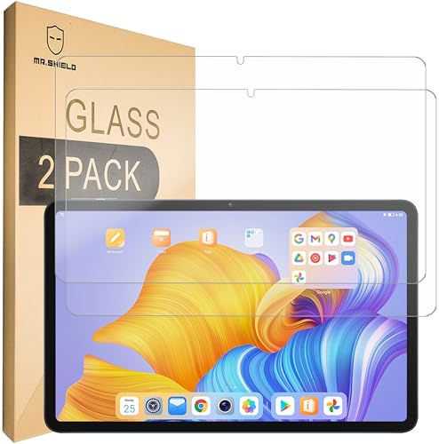Mr.Shield Protector de Pantalla para Honor Pad 8 Tablet (12'') Cristal Vidrio Templado [2 Piezas] [9H Dureza] Anti-Arañazos