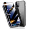OMGZONE Case for iPhone 13 Pro Max Anti Peep Magnetic Cover,Screen Protector built-in Privacy Tempered Glass Full Cover with Camera Protector,360 Degree Metal Bumper Case for iPhone 13 Pro Max,Black