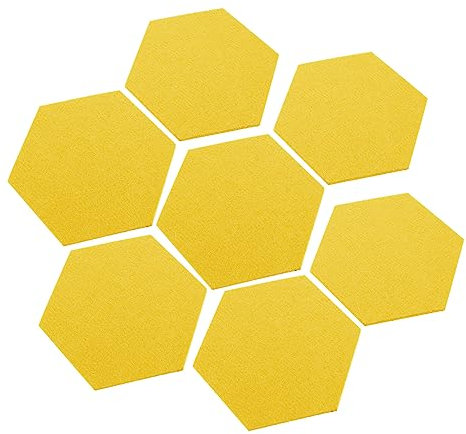RORPOIR 12stücke Selbstklebendes Hexagon Filz-memo Board Teiliges Wanddekor Für Kreative Wandgestaltung Geeignet Für Büro Schlafzimmer Und Wohnzimmer Stilvolle Pinnwand Für Notizen