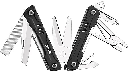NexTool Multitool, Mini Sailor Scissors10 in 1 Mini Multitool con coltello tascabile EDC, mini pinze, apribottiglie e cacciavite per pesca, campeggio, regali per uomo a Natale, compleanno