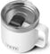 YETI Rambler Mug, Vacuum Insulated Stainless Steel Stackable Mug with Magslider Lid, White, 14 oz (414 ml)