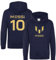 BlackMacaw - Kids Lionel Messi Inspired Soccer Hoodie| Birthday Gift | Football Kit Jumpers for Boys Girls | Long Sleeve Hooded with Pocket | Mbappe support kids Unisex hoodies | Match Football Hoodie