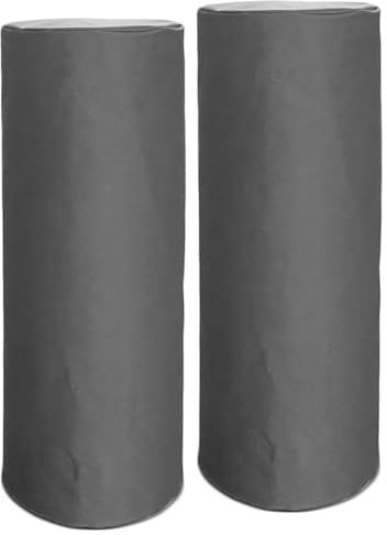 ProductPro 2 x 47kg Gas Bottle Covers Waterproof H130 x W37.5cm (Grey)