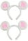 UNVOJL 2 Pieces Mouse Ears Headband Animal Ears Headband Soft Plush Mouse Ear Headwear Party Cosplay Costume for Women