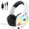 Fachixy FC100 Gaming Headset for PS4, PS5, PC, Xbox, Switch, Gamer Headset with Mic, Gaming Headphones with Microphone, Noise Cancelling Headphones with 3.5mm Jack