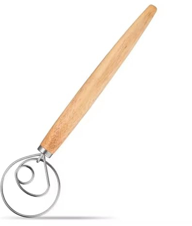 LQIOACU fouet,fouet cuisine,fouet danois,1 pièce, durable et résistant à la corrosion, idéal pour la cuisson des gâteaux et des desserts