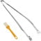1 Pièce Pince Grill Up Pour Grille Viande, Pince Saucisse Barbecue Roulette, Pince À Retourner Les Saucisse, Pince A Saucisse À Roulettes, Grill'up Pince Rotative Barbecue, Pince Bbq A Roulette Inox