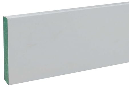 PROVISTON Plinthe 10 x 70 x 2440 mm MDF Hydro Prépeint Plinthe AV lot de 10