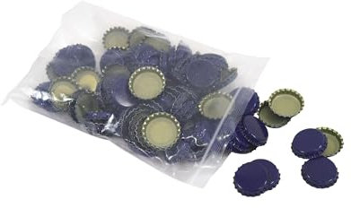 ERPEL Blaue Kronkorken, 100 Stück, Kleinpackung