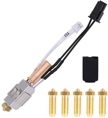 Keramik Hotend-Kit für Anycbic Kobra 2, Upgrade 24 V 60 W Keramik-Heizplatte, Druck Hot End Baugruppe für Kobra 2, Kobra 2 Neo, Kobra 2 Pro, Kobra 2 Plus, Kobra 2 Max Hochgeschwindigkeits 3D Drucker