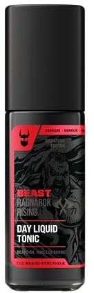 The Beard Struggle The Beast Line Beard Oil for Men Ragnarok Rising Eddie Hall Beast Line - Signature Edition - Day Liquid Tonic Beard Growth Oil - Beast Collection