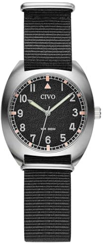 CIVO Herrenuhr Sport Militär Analog Quarz Wasserdicht Grün Outdoor Business Coole Moderne Männer
