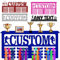 Xiuyours Blau Personalisierter Medaillenhalter mit Namen Regal, individueller Aufhänger, Display für Auszeichnungen, Bänder, Wand, Gymnastik, Läufer, Jungen, Mädchen, Kinder, individuelles Geschenk