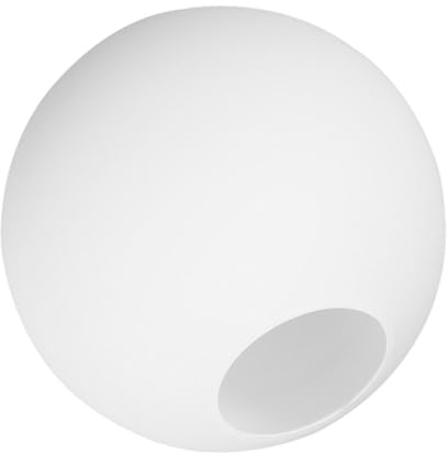 PartyKindom Runder Glaslampenschirm für Stehlampen Dekorativer Ersatzschirm für Verschiedene Leuchten für Wohnzimmer und Einfache Installation