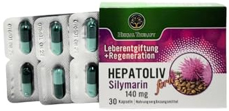 HEPATOLIV Silymarin Forte 140 mg Mariendistel Kapseln, 30 Stück