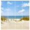 Bilderwelten Schiebegardinen Strand an der Nordsee - Ohne Aufhängung, 4X 250 x 60cm