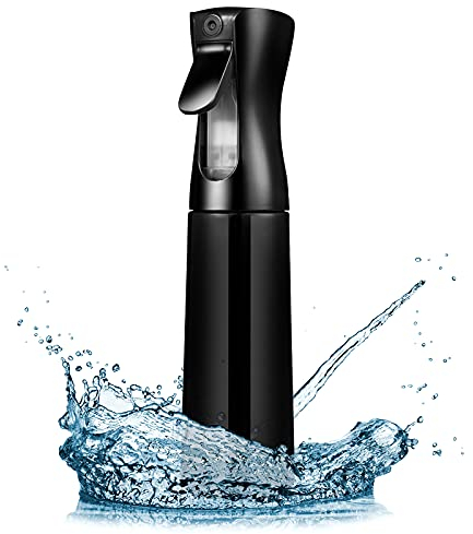 Sprühflasche für Haare mit kontinuierlichem Wassernebel für Frisuren, Pflanzen, zum Putzen