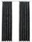 vidaXL 2X Vorhang Verdunkelung mit Haken Verdunkelungsvorhang Kräuselband Thermo Gardine Blickdicht Vorhänge Samt Anthrazit 140x175cm