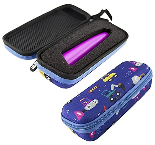 caseroxx Tasche für TipToi in Baufahrzeuge-Blau, Transport Aufbewahrung Etui Hülle