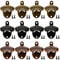ZOOFOX 12-Piece Wall Mounted Vintage Metal Bottle Opener for Bar, KTV, Home and Outdoor