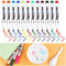 Annhao 12 Piezas Bolígrafo de pintura de agua mágica, Pluma mágica de pintura al agua para niños, Pintura Flotante Rotuladores con cuchara, para regalos de niños garabatos, Rotuladores Agua Magicos